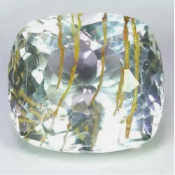 Topaz bezbarvý s rutilem 11,2 ct Brazílie