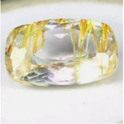 Topaz bezbarvý s rutilem 9,10 ct Brazílie